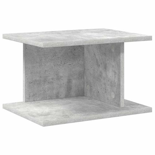 Нощно шкафче Циментено сиво 40 x 30 x 25 см Инженерно дърво