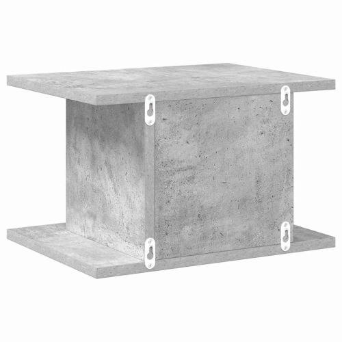 Нощно шкафче Циментено сиво 40 x 30 x 25 см Инженерно дърво