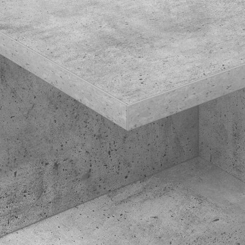 Нощно шкафче 2 pcs Циментено сиво 40 x 30 x 25 см
