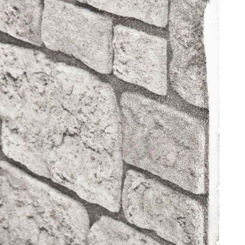 Стенни панели 10 pcs Сиво 100 x 50 cm EPS пяна