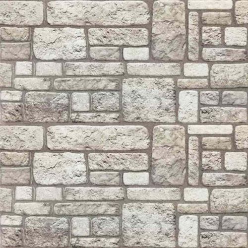 Стенни панели 10 pcs Сиво 100 x 50 cm EPS пяна