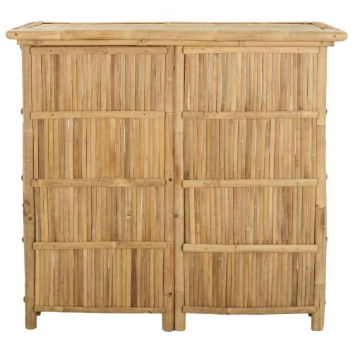 Външна бар маса Естествен 115 x 55 x 105 см Бамбук