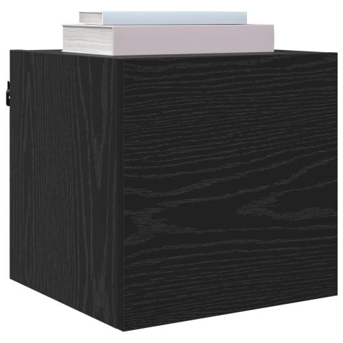 Стенен ТВ кабинет 4 pcs Черен дъб 30,5 x 30 x 30 см