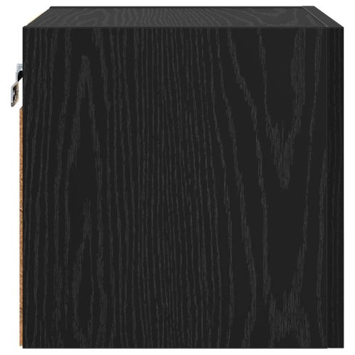 Стенен ТВ кабинет 4 pcs Черен дъб 30,5 x 30 x 30 см