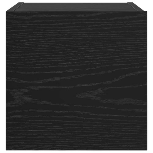Стенен ТВ кабинет 4 pcs Черен дъб 30,5 x 30 x 30 см