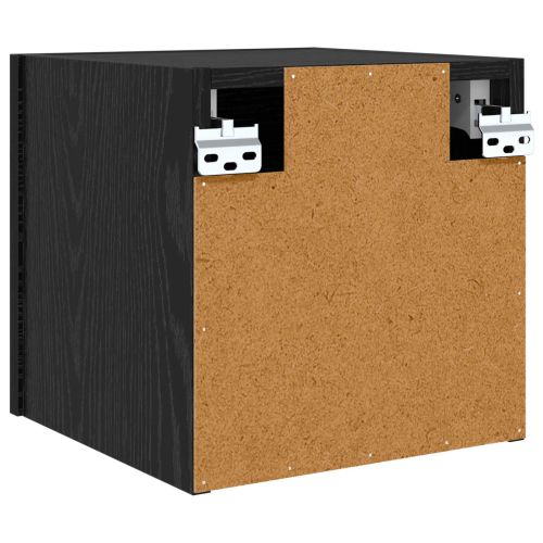 Стенен ТВ кабинет 4 pcs Черен дъб 30,5 x 30 x 30 см
