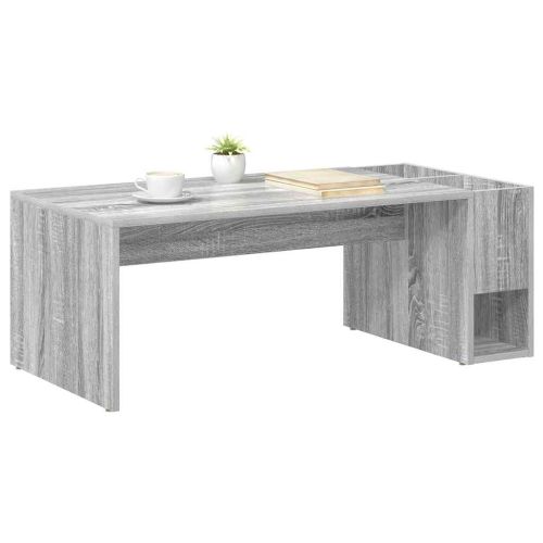 Масичка за кафе Сив Сонома 101,5 x 50 x 37 см Инженерно дърво