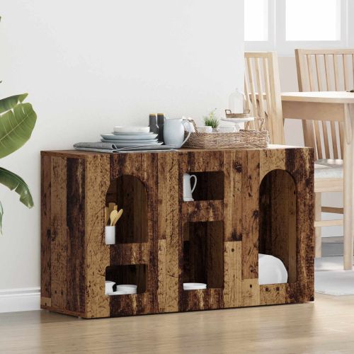 Служебен шкаф Старо дърво 100 x 35 x 59 см Инженерно дърво