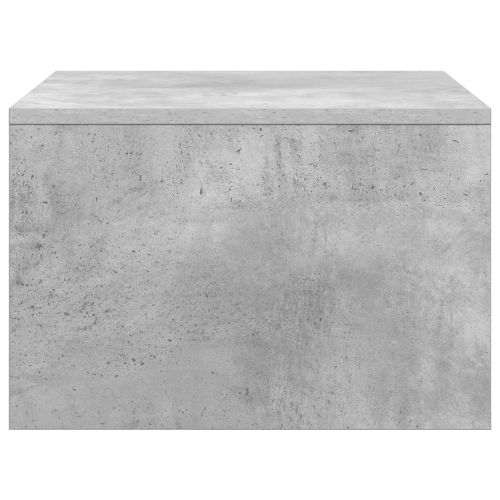 Стенно бюро Циментено сиво 60 x 45 x 30 cm Инженерно дърво