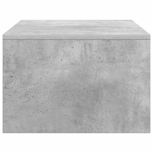 Стенно бюро Циментено сиво 80 x 45 x 30 см Инженерно дърво