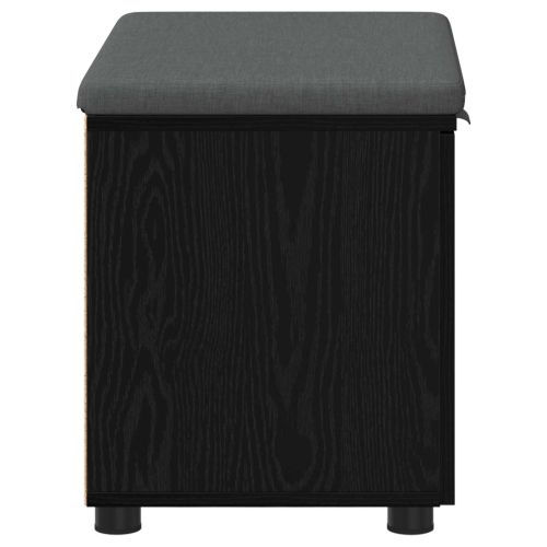 Пейка за коридор с възглавница с рафт Черен Дъб 60 x 38 x 46 см