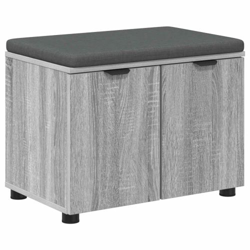 Пейка за коридор с възглавница Сиво Сонома 60 x 38 x 46 см