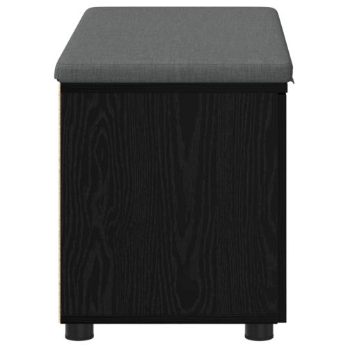 Пейка за коридор с възглавница с рафт Черен Дъб 80 x 38 x 46 см