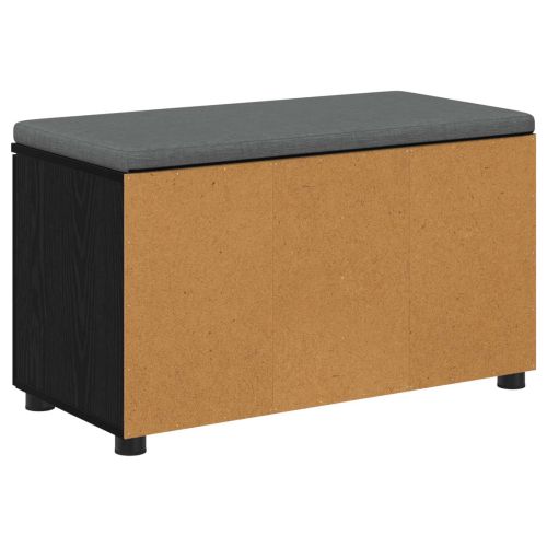 Пейка за коридор с възглавница с рафт Черен Дъб 80 x 38 x 46 см