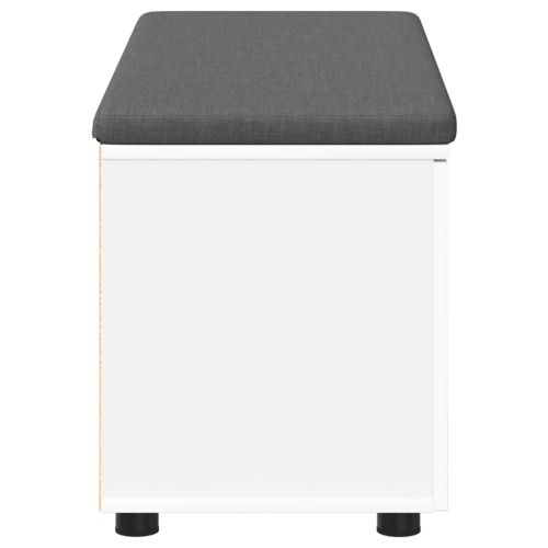 Пейка за коридор с възглавница с рафт Бял 100 x 38 x 46 см