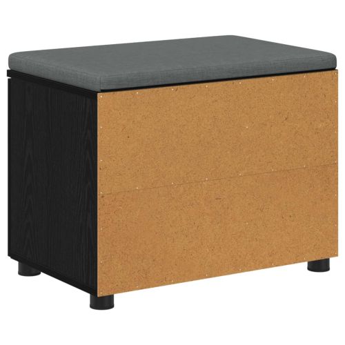 Пейка за коридор с възглавница с рафт Черен Дъб 60 x 38 x 46 см