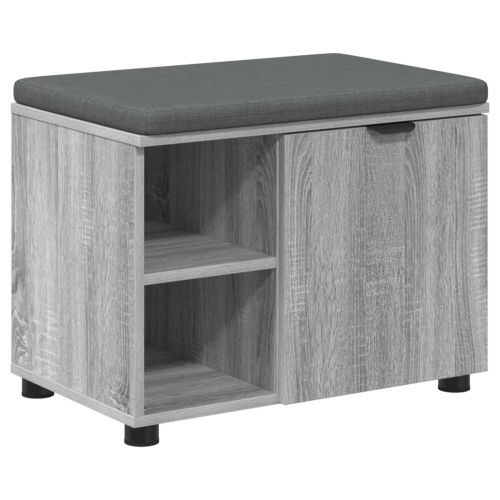 Пейка за коридор с възглавница Сиво Сонома 60 x 38 x 46 см