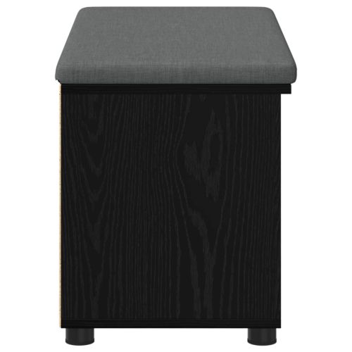 Пейка за коридор с възглавница с рафт Черен Дъб 80 x 38 x 46 см