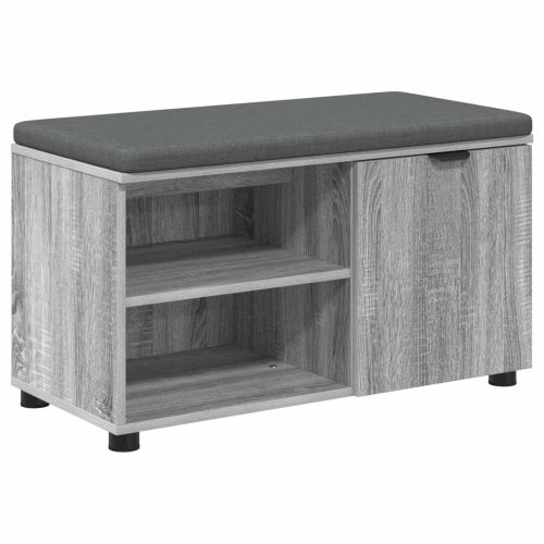 Пейка за коридор с възглавница Сиво Сонома 80 x 38 x 46 см