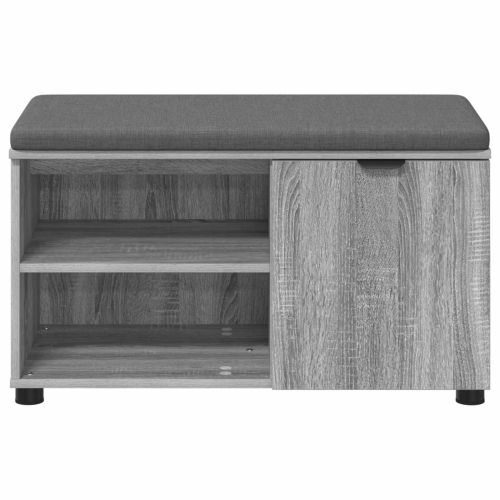 Пейка за коридор с възглавница Сиво Сонома 80 x 38 x 46 см