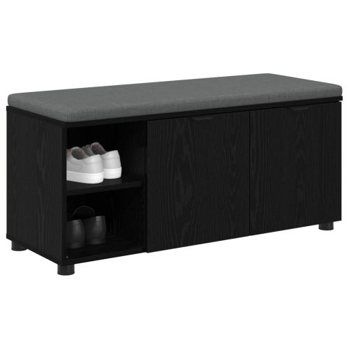 Пейка за коридор с възглавница Черен Дъб 100 x 38 x 46 см