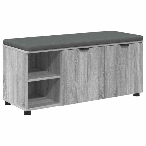 Пейка за коридор с възглавница Сиво Сонома 100 x 38 x 46 см