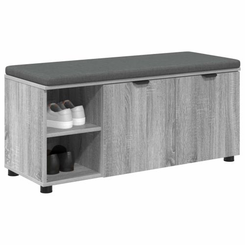 Пейка за коридор с възглавница Сиво Сонома 100 x 38 x 46 см