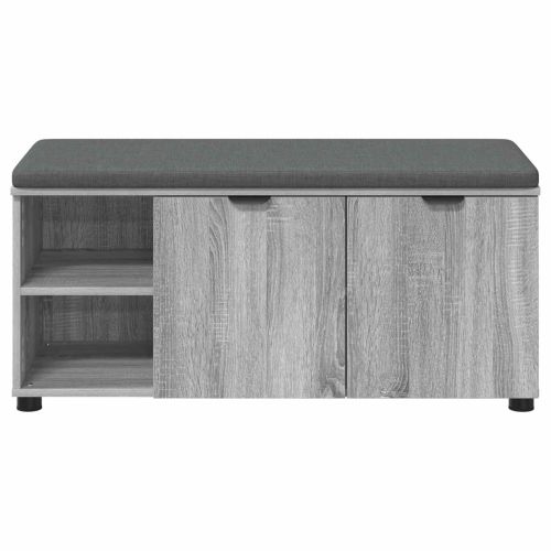 Пейка за коридор с възглавница Сиво Сонома 100 x 38 x 46 см