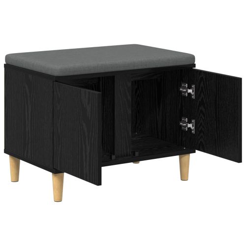 Пейка за коридор с възглавница Черен Дъб 60 x 38 x 46 см