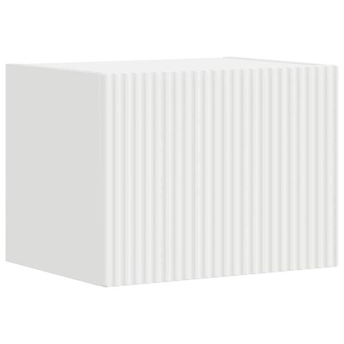 TV стенен шкаф Бяло 39 x 31 x 29,5 см Инженерно дърво