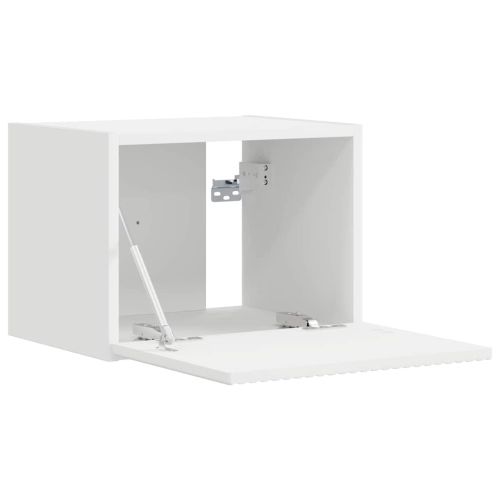 TV стенен шкаф Бяло 39 x 31 x 29,5 см Инженерно дърво