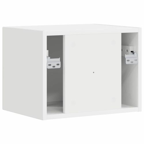 TV стенен шкаф Бяло 39 x 31 x 29,5 см Инженерно дърво