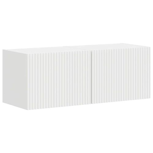 TV стенен шкаф 2 pcs Бяло 39 x 31 x 29,5 см Инженерно дърво