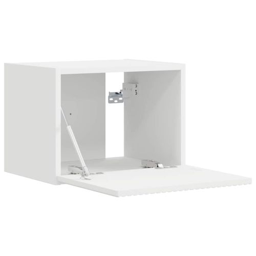 TV стенен шкаф 2 pcs Бяло 39 x 31 x 29,5 см Инженерно дърво
