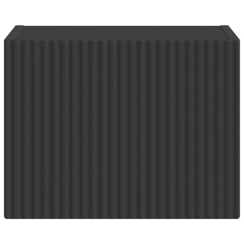 TV стенен шкаф Черно 39 x 31 x 29,5 см Инженерно дърво