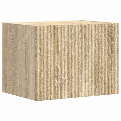 TV стенен шкаф 2 pcs Сонома 39 x 31 x 29,5 см Инженерно дърво