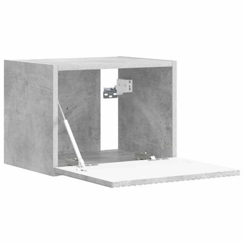 TV стенен шкаф 2 pcs Бетон 39 x 31 x 29,5 см Инженерно дърво