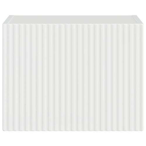 TV стенен шкаф Гланц бяло 39 x 31 x 29,5 см Инженерно дърво