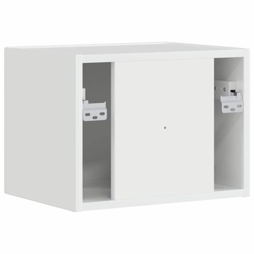 TV стенен шкаф Гланц бяло 39 x 31 x 29,5 см Инженерно дърво