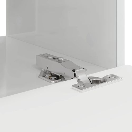 TV стенен шкаф Гланц бяло 39 x 31 x 29,5 см Инженерно дърво