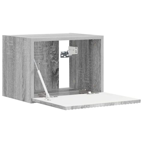 TV стенен шкаф Сив Сонома 39 x 31 x 29,5 см Инженерно дърво