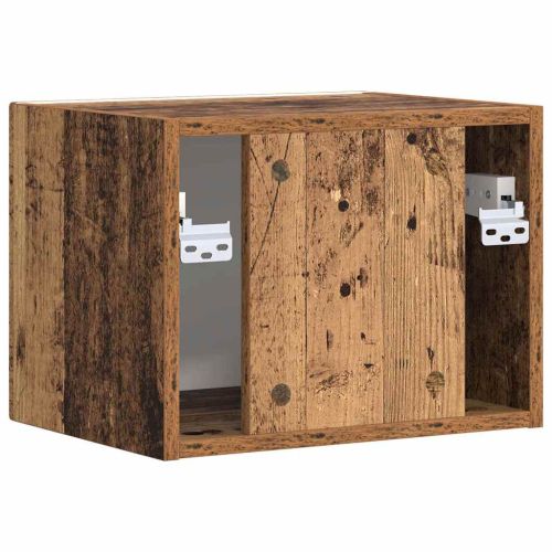 TV стенен шкаф Старо дърво 39 x 31 x 29,5 см Инженерно дърво