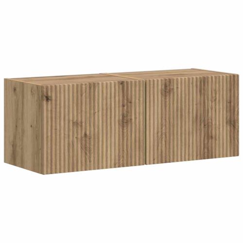 TV стенен шкаф 2 pcs Дъб Артизан 39 x 31 x 29,5 см