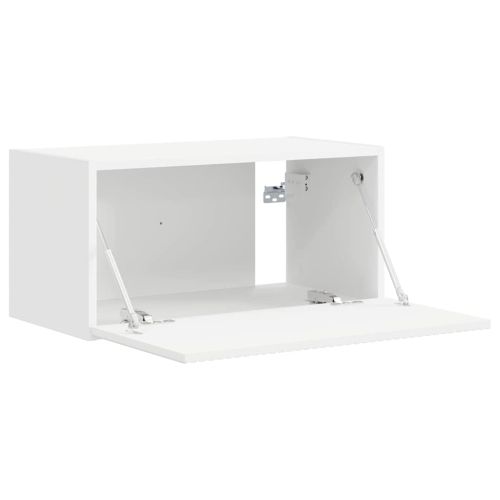 TV стенен шкаф Бяло 60 x 31 x 29,5 см Инженерно дърво