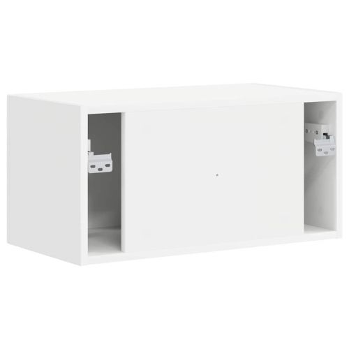 TV стенен шкаф Бяло 60 x 31 x 29,5 см Инженерно дърво
