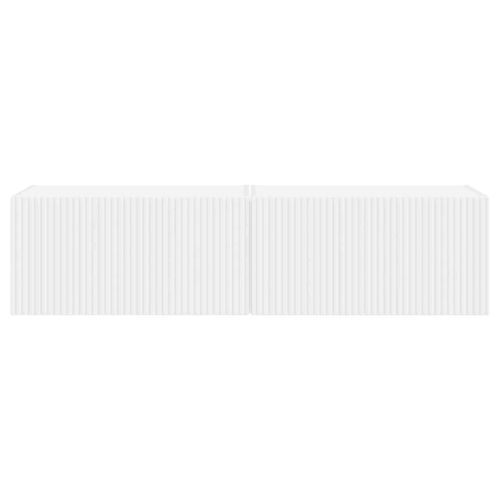 TV стенен шкаф 2 pcs Бяло 60 x 31 x 29,5 см Инженерно дърво