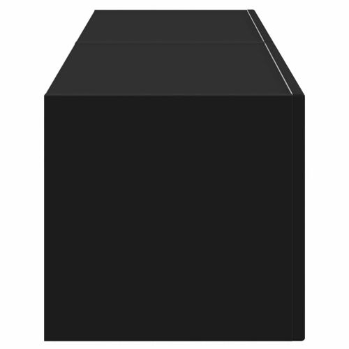 TV стенен шкаф 2 pcs Черно 60 x 31 x 29,5 см Инженерно дърво