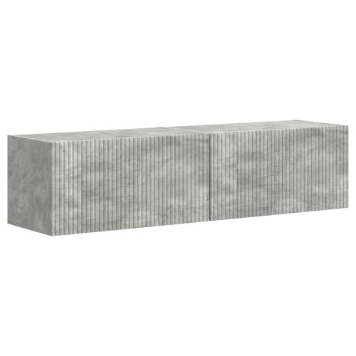 TV стенен шкаф 2 pcs Бетон 60 x 31 x 29,5 см Инженерно дърво