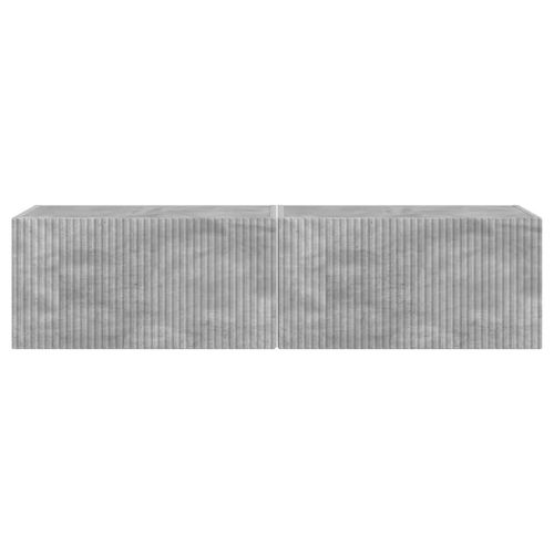 TV стенен шкаф 2 pcs Бетон 60 x 31 x 29,5 см Инженерно дърво