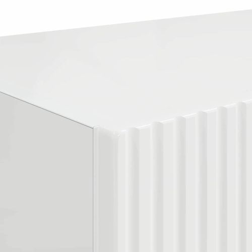 TV стенен шкаф 2 pcs Гланц бяло 60 x 31 x 29,5 см